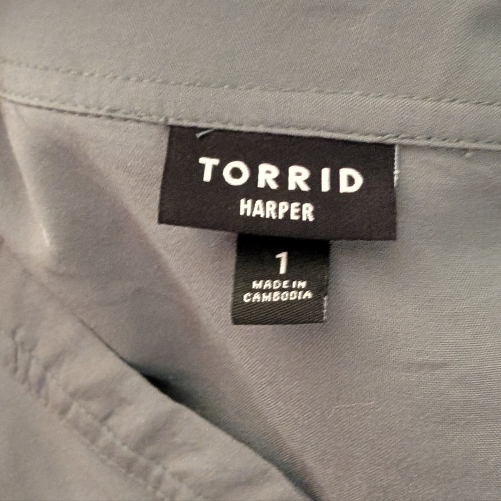 Torrid Harper Half Button-Down Tunic - image 5